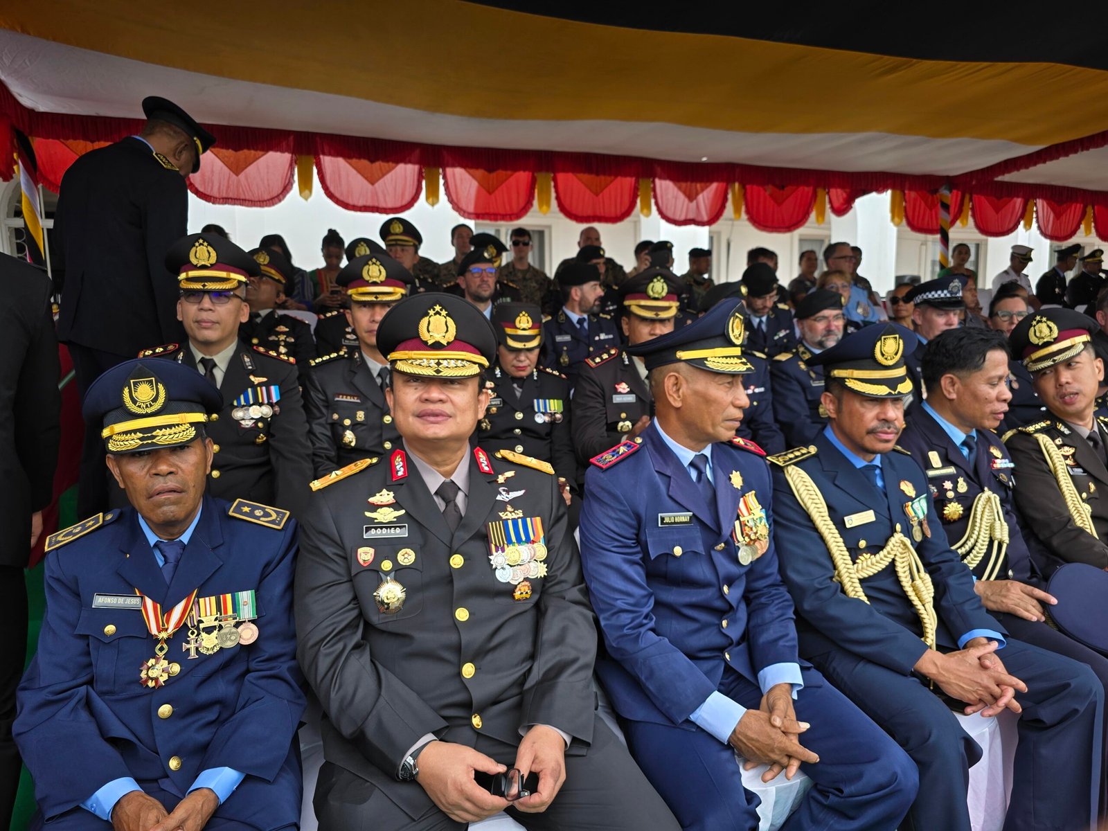 HUT ke-25 PNTL, Kadivhubinter Polri Hadir Mewakili Kapolri dan Terima Penghargaan Kehormatan Presiden Timor Leste